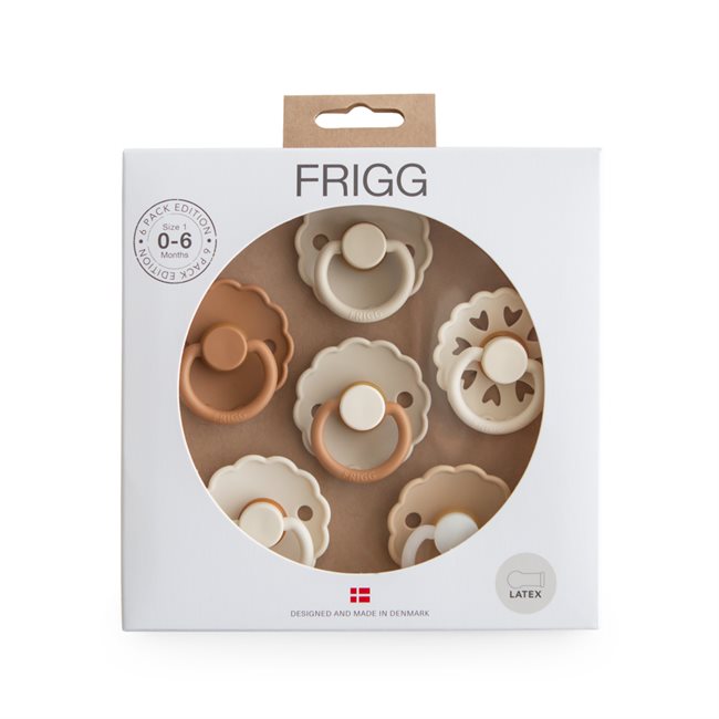 FRIGG 6-Pack Pacifiers - Latex